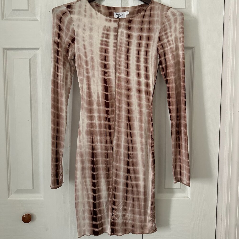 🤎PRINCESS POLLY🤎 TIE DYE MINI DRESS SIZE 4